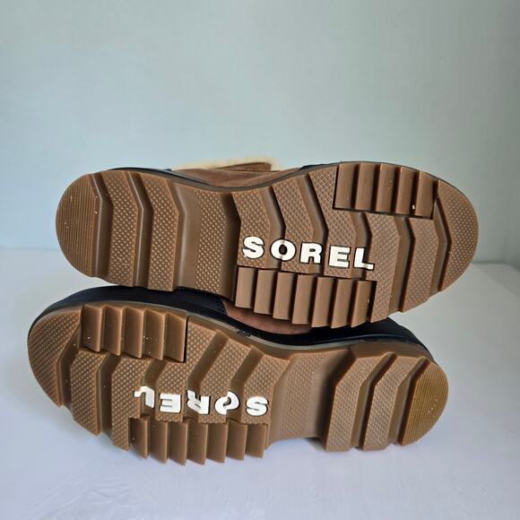 Sorel Tivoli IV Parc Waterproof Boots Women's 7/8 Velvet Tan Wool Gorpcore READ - Picture 10 of 12